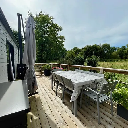 Holiday home Modern And Cosy Ecolodge, Shared Heated Pool, *